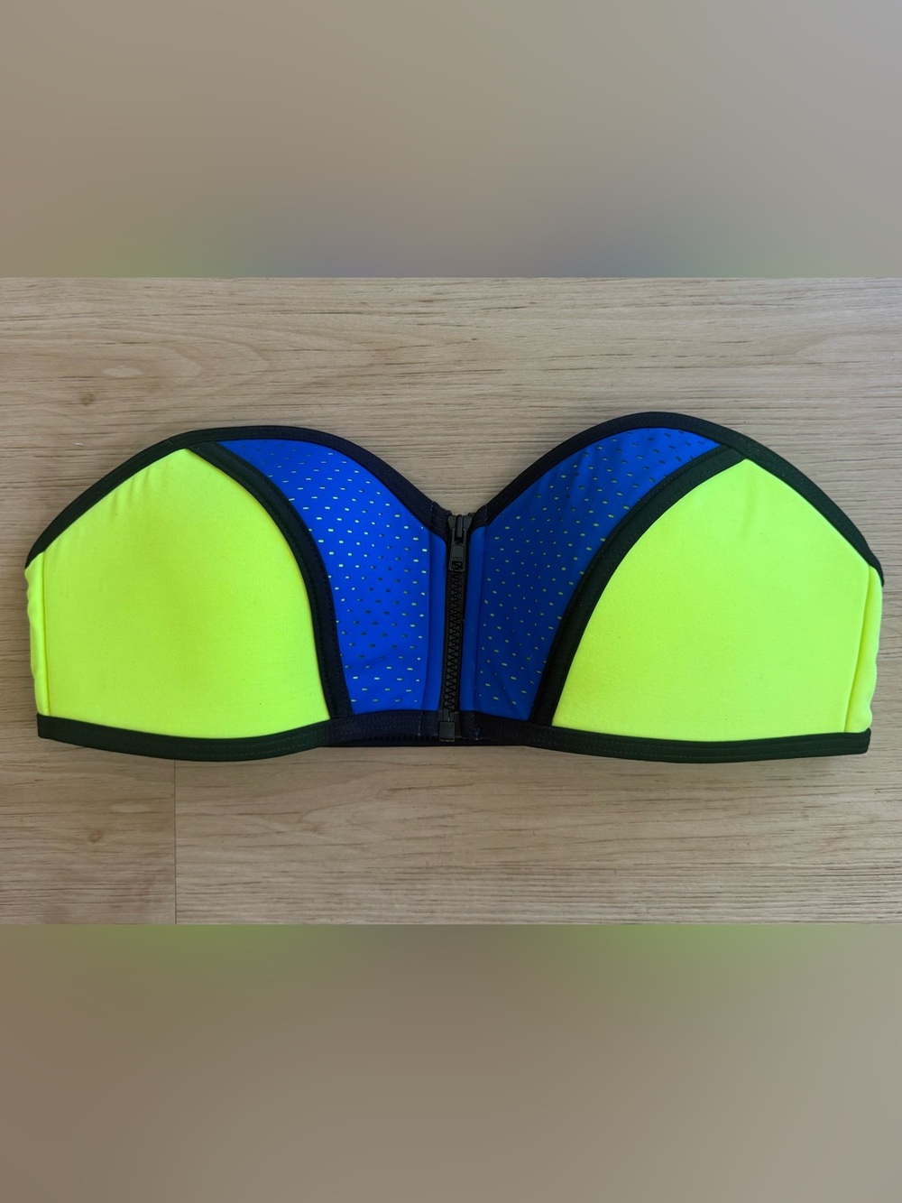 VS PINK Neon Bandeau Swim Top